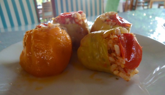 What Is Biber Dolmasi Stuffed Peppers Sirkeci Restaurants Biber Dolma Are Bell Peppers Stuffed With Rice And Sometimes Meat Served Hot As A Main Dish Or Cold An Etizer